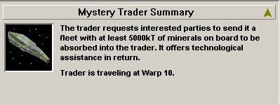 Detail pane of Mystery Trader