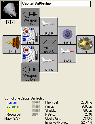 Example of a capital battleship sporting jihad missiles. This ship missiles would have a base accuracy of 91%.